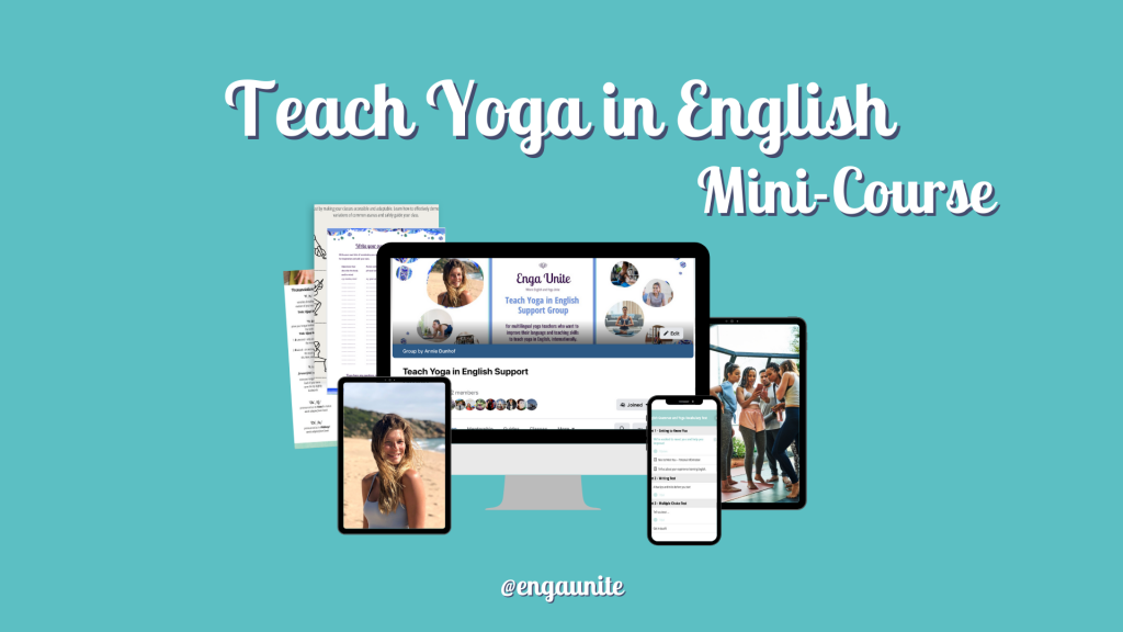Teach Yoga in English MINI-COURSE